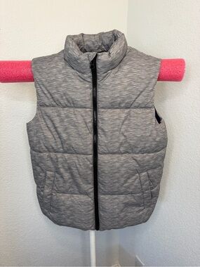 Old Navy Grey Quilted Puffer Vest for Kids